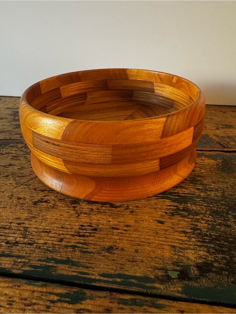 Handcrafted Wooden Bowl - Natural Brown